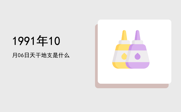 1991年10月06日天干地支是什么