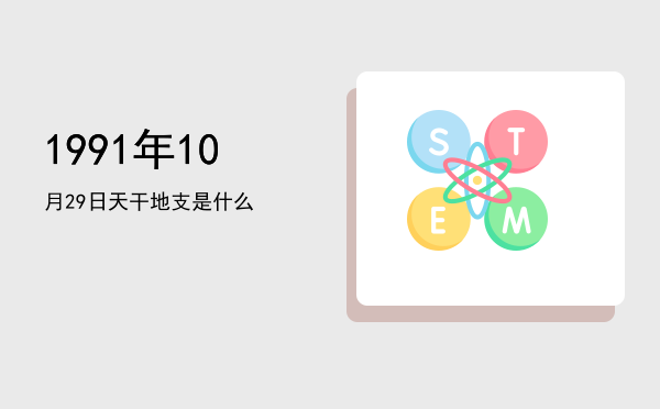 1991年10月29日天干地支是什么