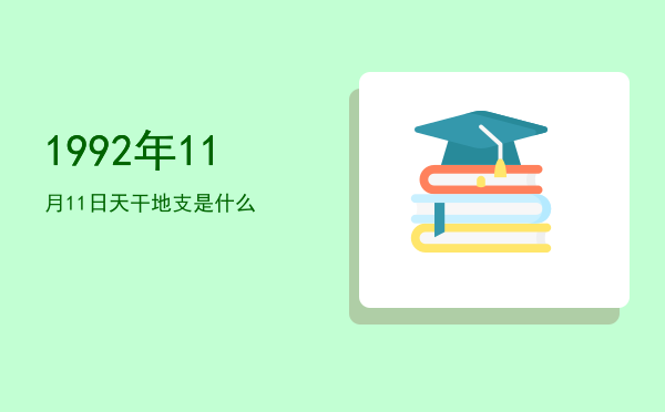 1992年11月11日天干地支是什么