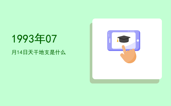 1993年07月14日天干地支是什么