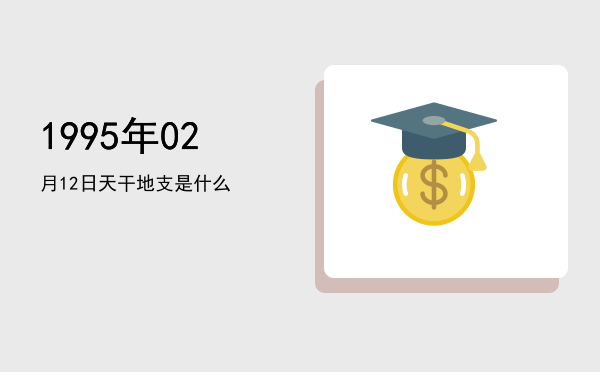 1995年02月12日天干地支是什么