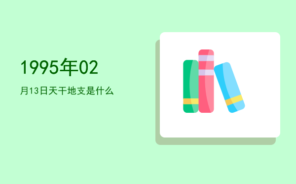 1995年02月13日天干地支是什么