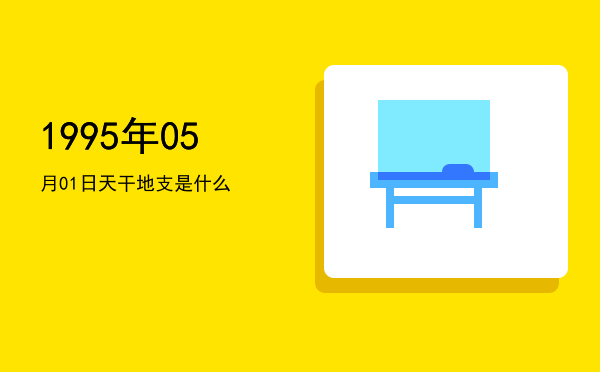 1995年05月01日天干地支是什么