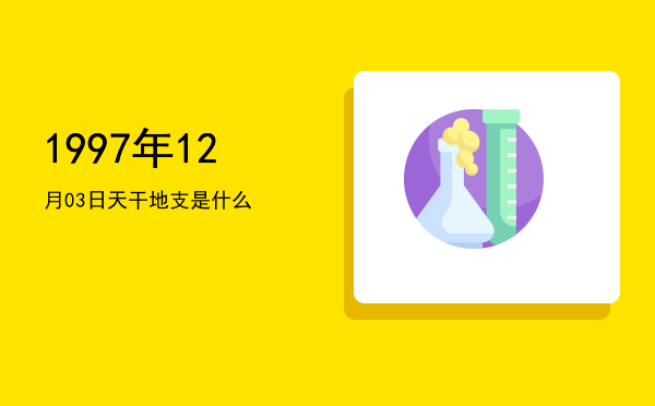 1997年12月03日天干地支是什么