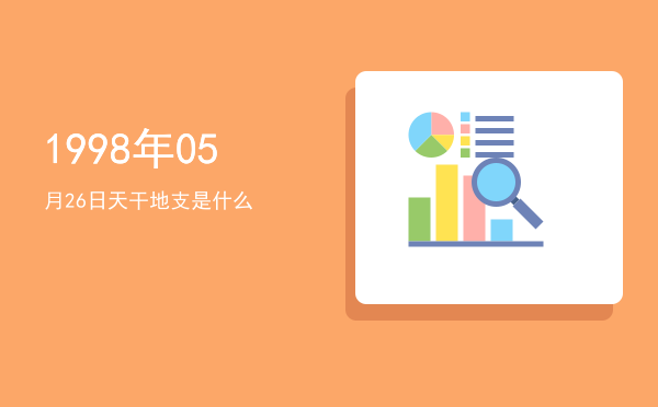 1998年05月26日天干地支是什么