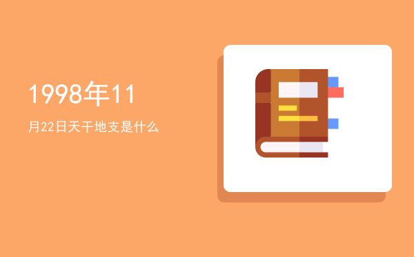 1998年11月22日天干地支是什么