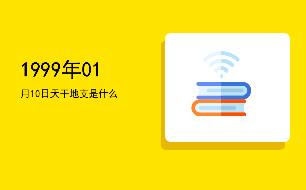 1999年01月10日天干地支是什么