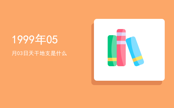 1999年05月03日天干地支是什么