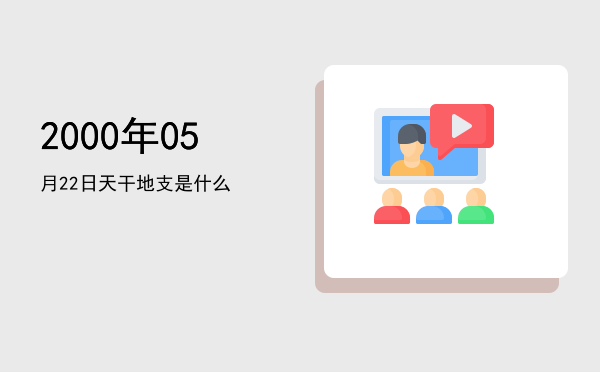 2000年05月22日天干地支是什么