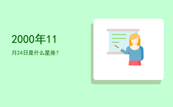 2000年11月24日是什么星座？