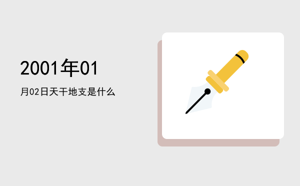 2001年01月02日天干地支是什么