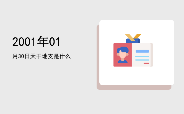 2001年01月30日天干地支是什么