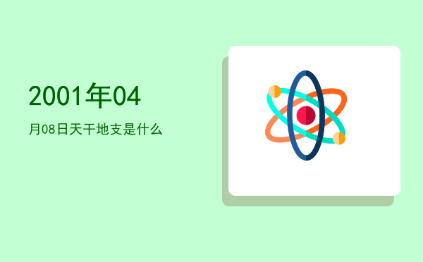 2001年04月08日天干地支是什么