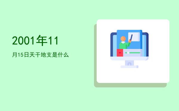 2001年11月15日天干地支是什么