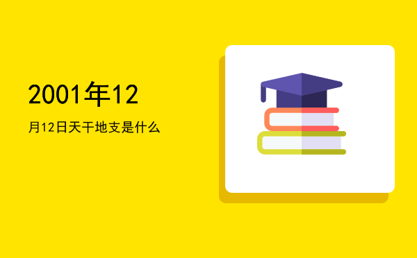 2001年12月12日天干地支是什么