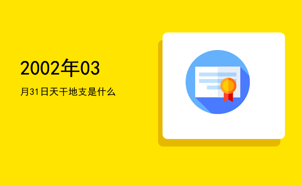 2002年03月31日天干地支是什么