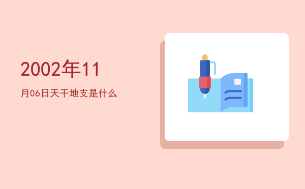 2002年11月06日天干地支是什么