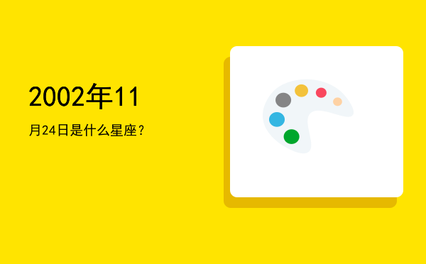 2002年11月24日是什么星座？