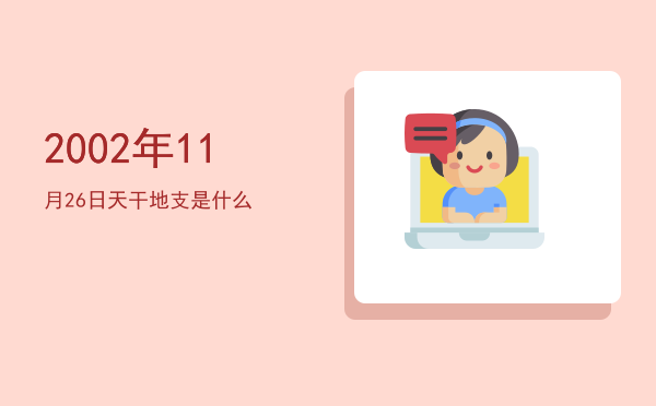 2002年11月26日天干地支是什么