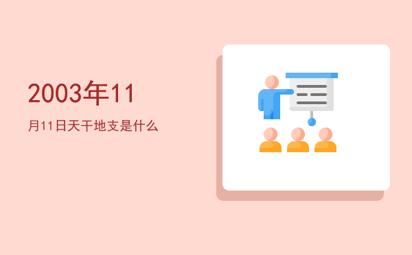 2003年11月11日天干地支是什么