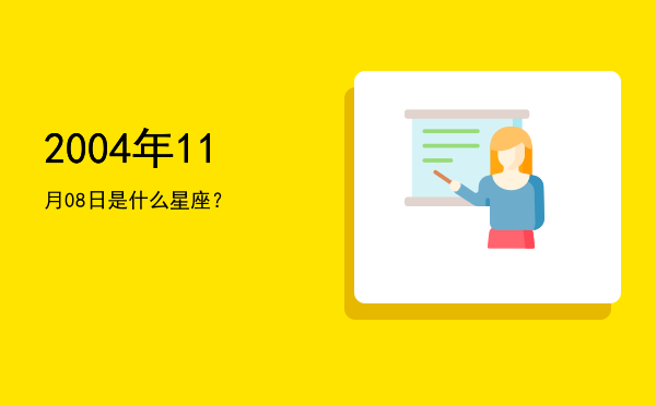 2004年11月08日是什么星座？