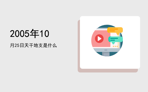 2005年10月25日天干地支是什么
