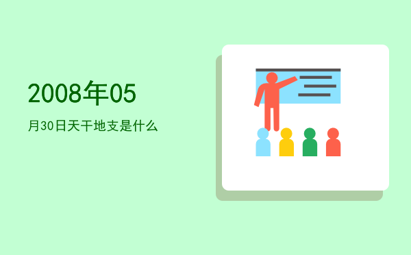 2008年05月30日天干地支是什么