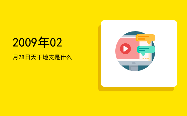 2009年02月28日天干地支是什么