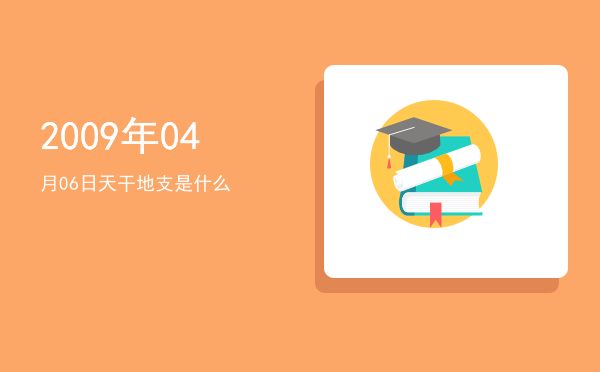 2009年04月06日天干地支是什么