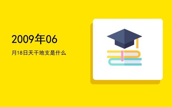 2009年06月18日天干地支是什么