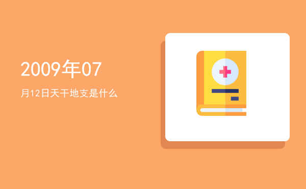 2009年07月12日天干地支是什么