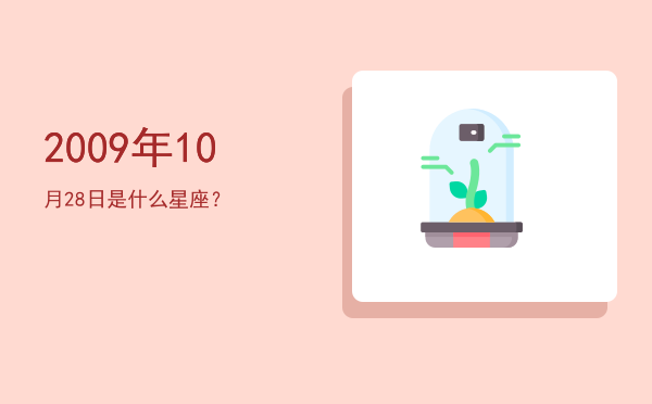 2009年10月28日是什么星座？