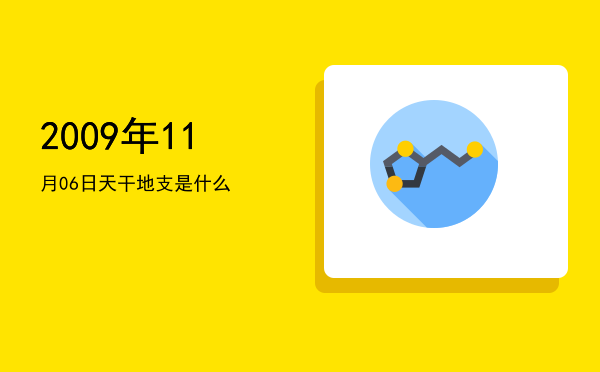 2009年11月06日天干地支是什么