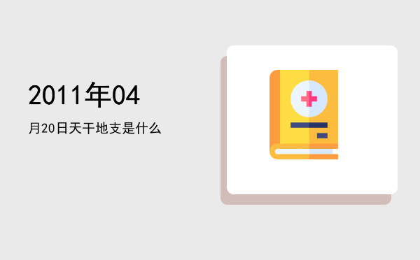 2011年04月20日天干地支是什么