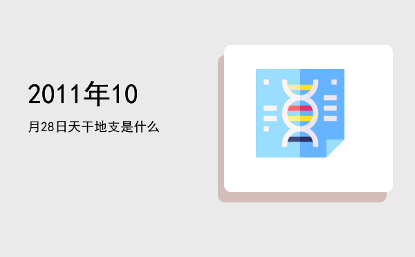 2011年10月28日天干地支是什么