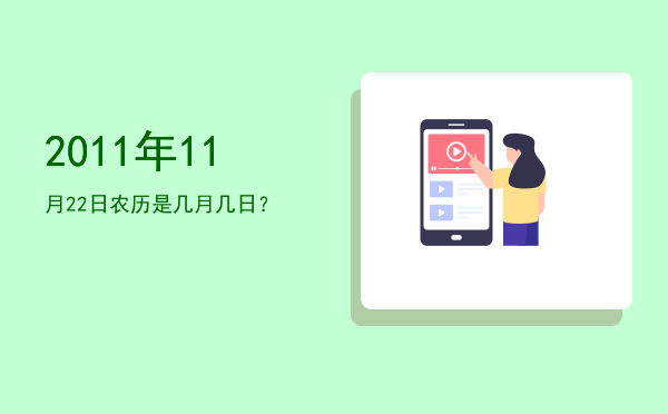 2011年11月22日农历是几月几日?