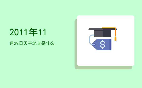 2011年11月29日天干地支是什么