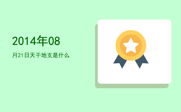 2014年08月21日天干地支是什么
