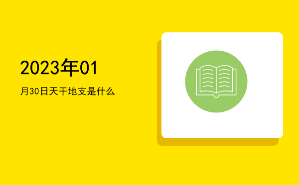 2023年01月30日天干地支是什么