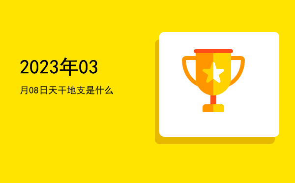 2023年03月08日天干地支是什么