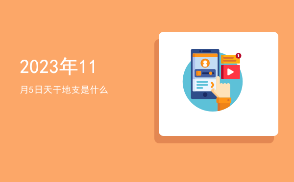 2023年11月5日天干地支是什么
