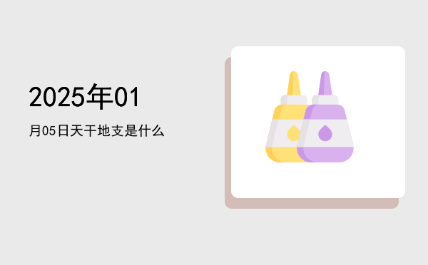 2025年01月05日天干地支是什么