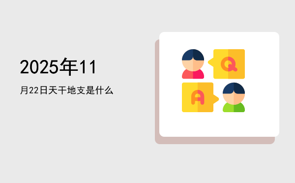 2025年11月22日天干地支是什么