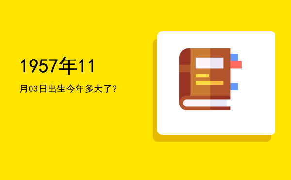 1957年11月03日出生今年多大了?