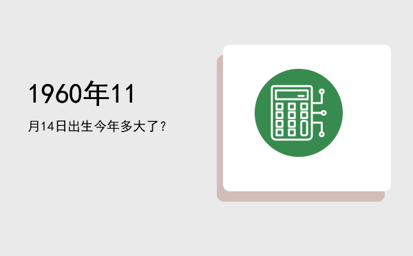 1960年11月14日出生今年多大了?