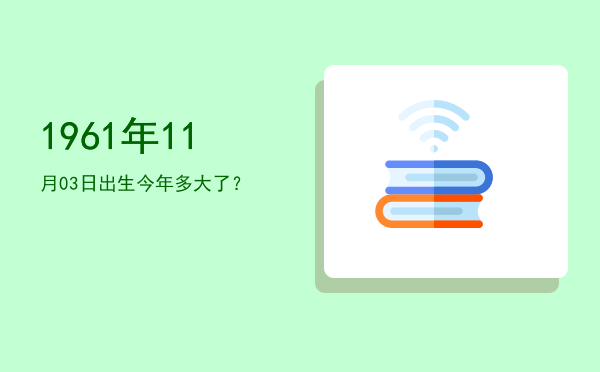 1961年11月03日出生今年多大了?