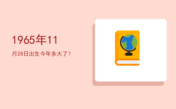 1965年11月28日出生今年多大了?