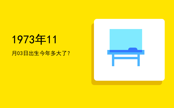 1973年11月03日出生今年多大了?