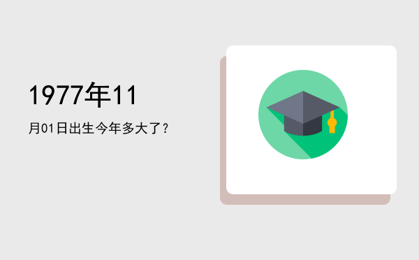 1977年11月01日出生今年多大了?