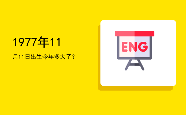 1977年11月11日出生今年多大了?
